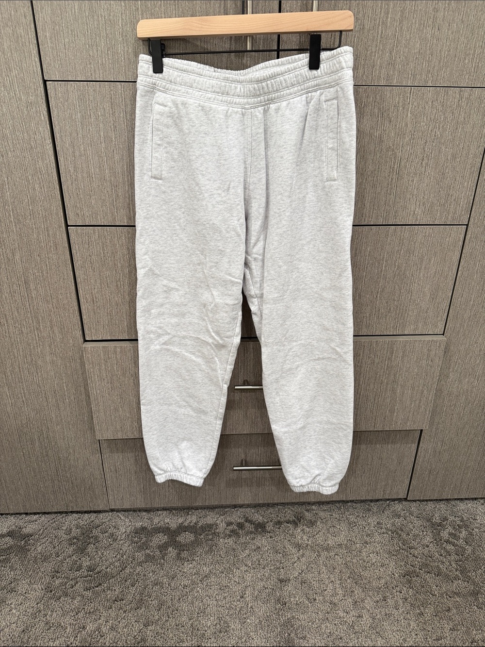 Women’s Calvin Klein Light Gray Cozy Sweatpants